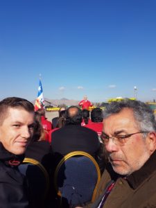 Information Officer Brad Alexander event on wildfires in Chile